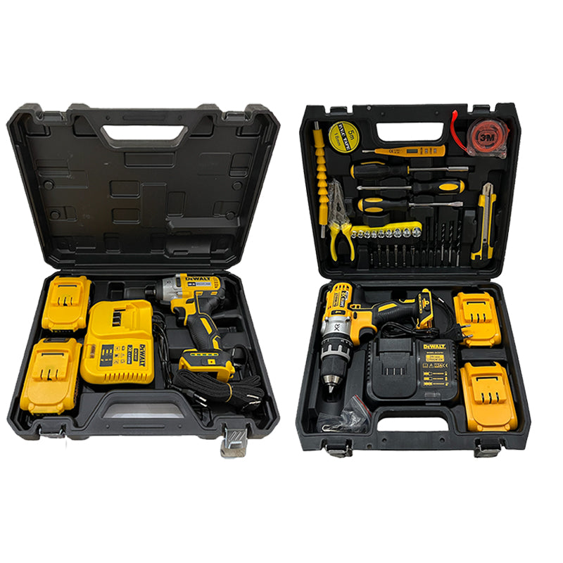 DEWALT DCK266P2 BRUSHLESS ΔΡΑΠΑΝΟΚΑΤΣΑΒΙΔΟ+ΠΑΛΜΙΚΟ ΚΑΤΣΑΒΙΔΙ DEWALT 24V LI-ION x4 ΜΠΑΤΑΡΙΕΣ